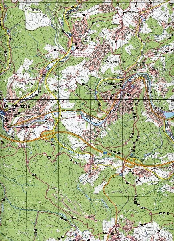 Bild: 9783936184662 | NRW-Wanderkarte 31. Oberbergisches Talsperrenland 1 : 25.000 | NRW