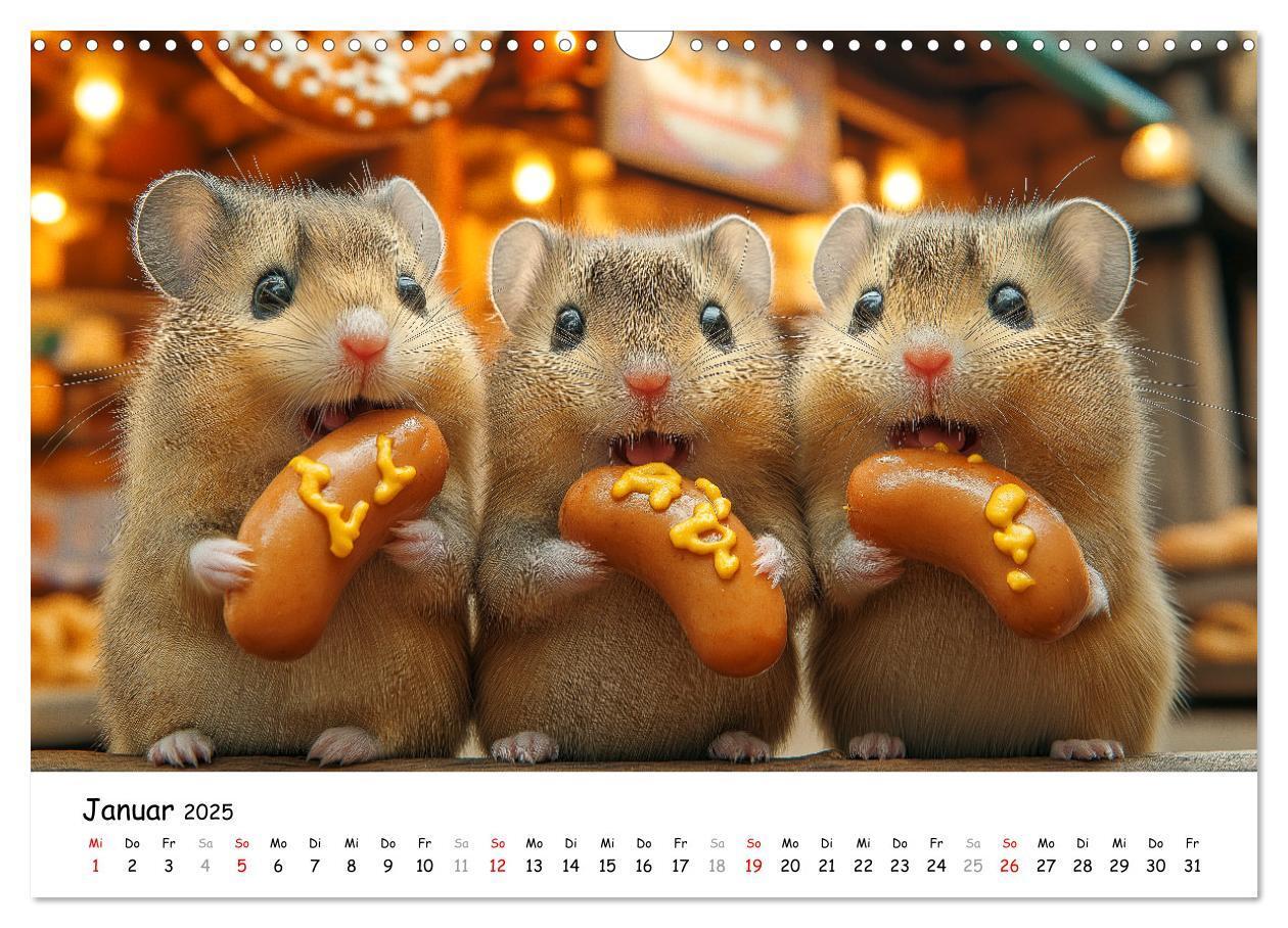 Bild: 9783457211632 | Hamster im Freizeitpark - Lustiger Kalender mit Jahrmarkt-Motiven...