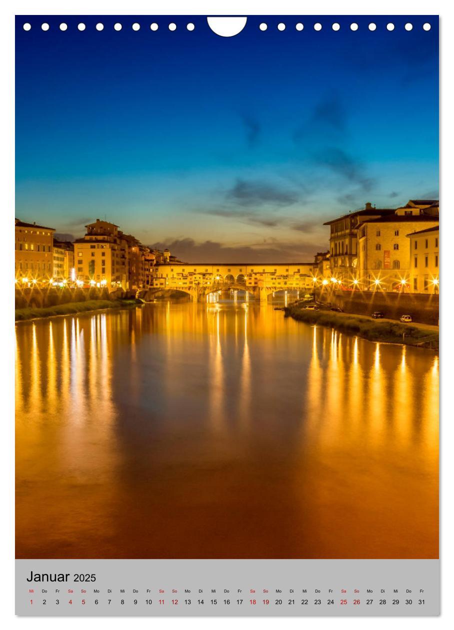 Bild: 9783457004210 | FLORENZ Impressionen bei Tag und Nacht (Wandkalender 2025 DIN A4...