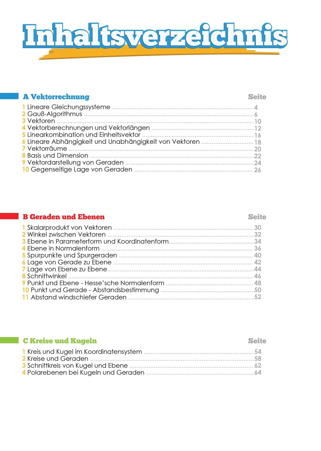 Bild: 9783946641131 | Mathematik Oberstufe Teil 3 - Vektorrechnung Abitur StrandMathe...