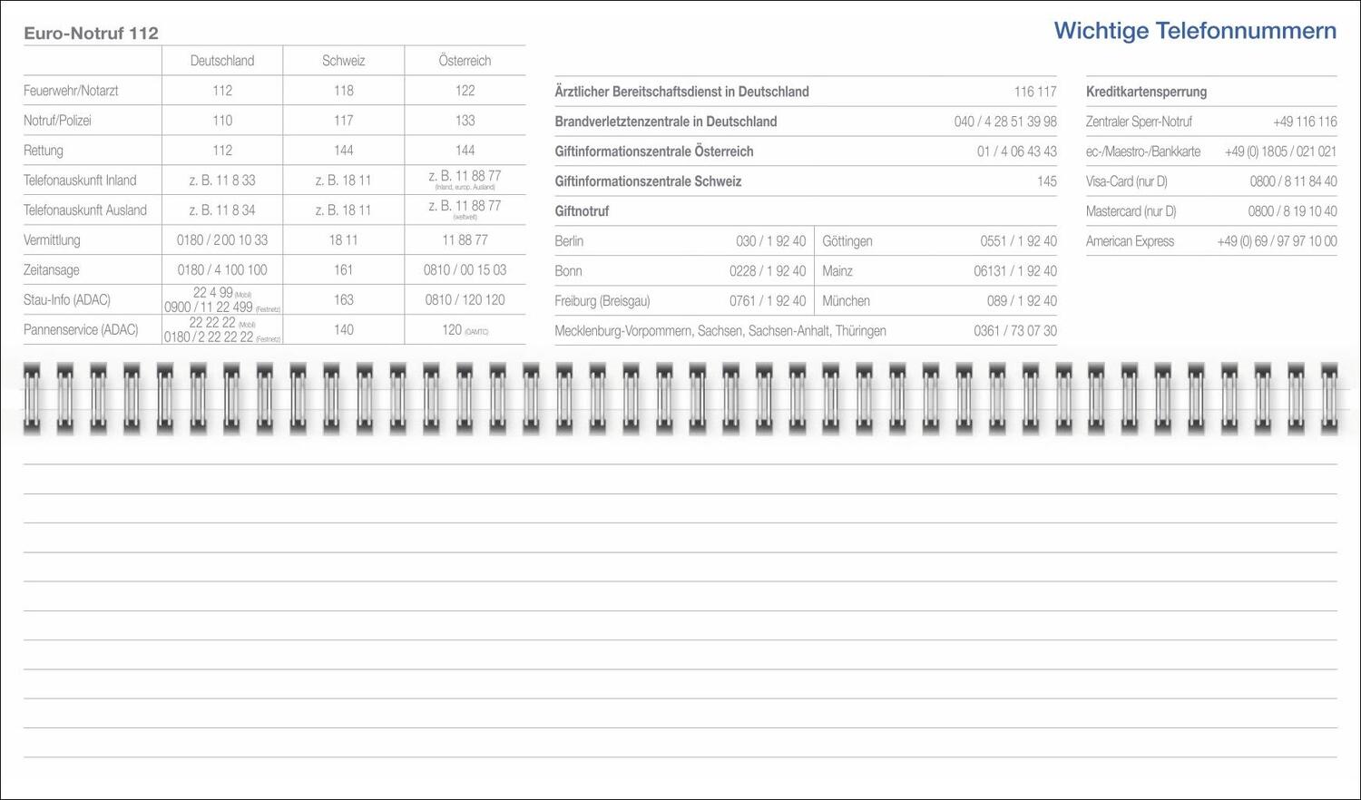 Bild: 9783756406500 | Wochenquerplaner, blau 2025 | Heye | Kalender | Bürokalender Heye