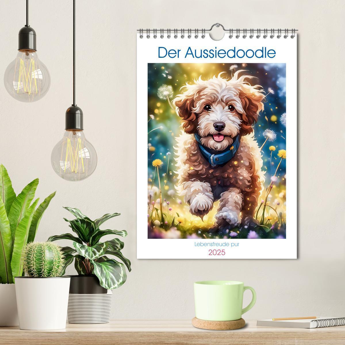 Bild: 9783383807046 | Der Aussiedoodle - Lebensfreude pur (Wandkalender 2025 DIN A4...