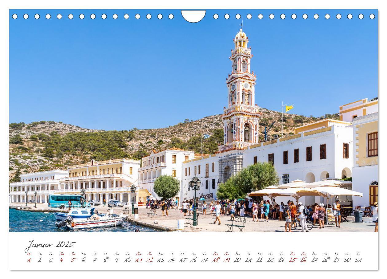 Bild: 9783435031375 | Das bezaubernde Symi (Wandkalender 2025 DIN A4 quer), CALVENDO...