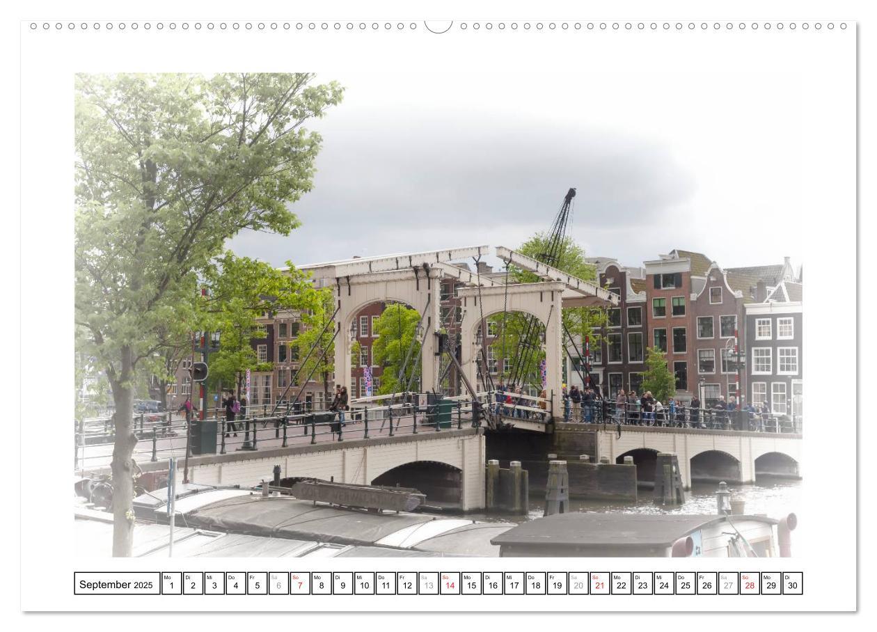 Bild: 9783457225592 | AMSTERDAM Erinnerungen (Wandkalender 2025 DIN A2 quer), CALVENDO...