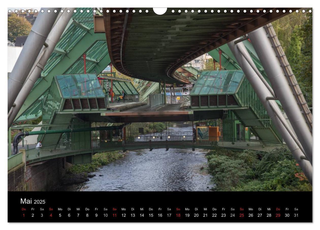 Bild: 9783435527236 | Die Wuppertaler Schwebebahn (Wandkalender 2025 DIN A3 quer),...