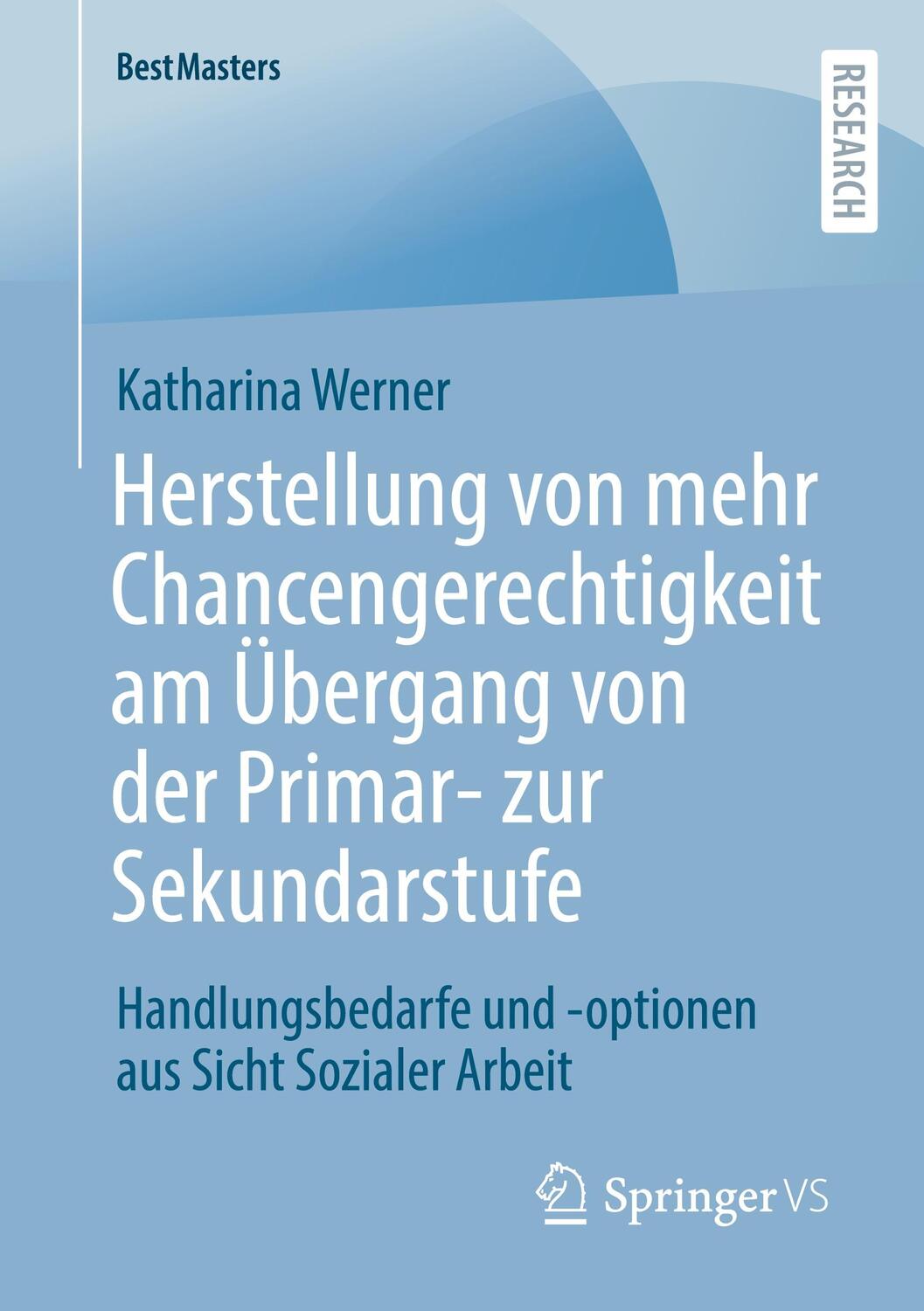 Cover: 9783658408190 | Herstellung von mehr Chancengerechtigkeit am Übergang von der...