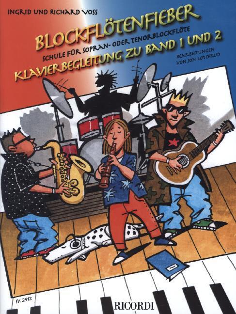 Cover: 9790204229123 | Blockflötenfieber, Klavierbegleitung. Bd.1-2 | Ingrid Voss (u. a.)