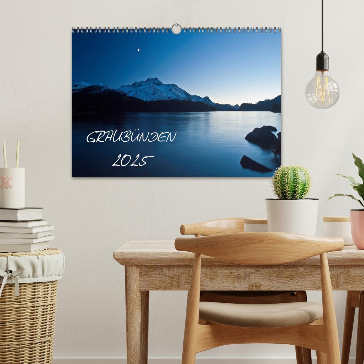 Bild: 9783435815371 | Graubünden - Die schönsten Bilder (Wandkalender 2025 DIN A3 quer),...