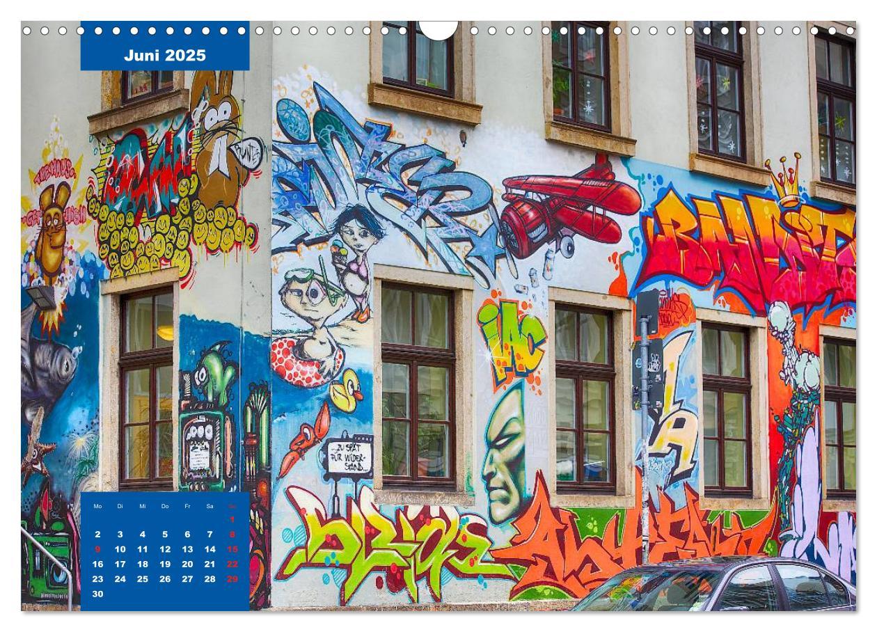 Bild: 9783435740277 | Graffiti (Wandkalender 2025 DIN A3 quer), CALVENDO Monatskalender