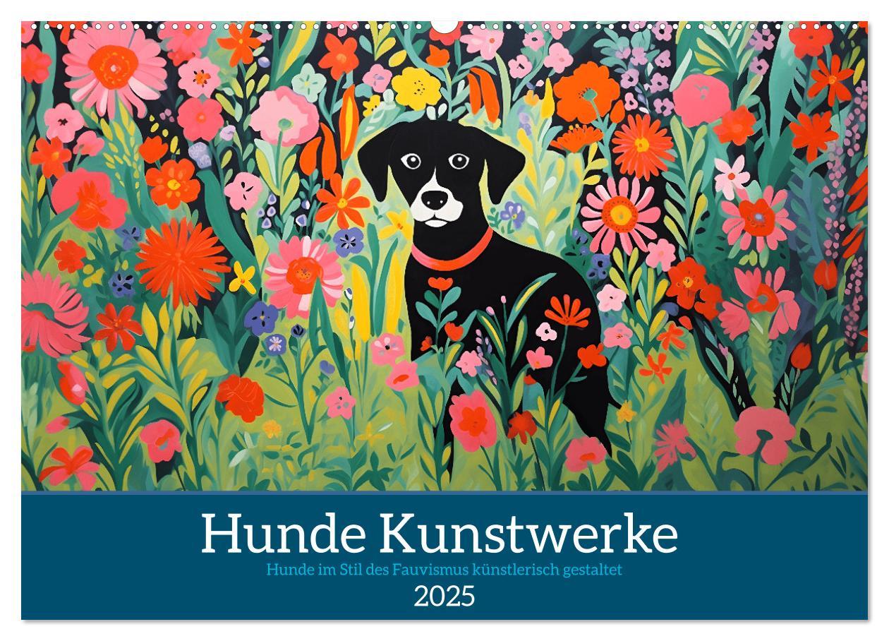 Cover: 9783435015030 | Hunde Kunstwerke - Hunde im Stil des Fauvismus künstlerisch...