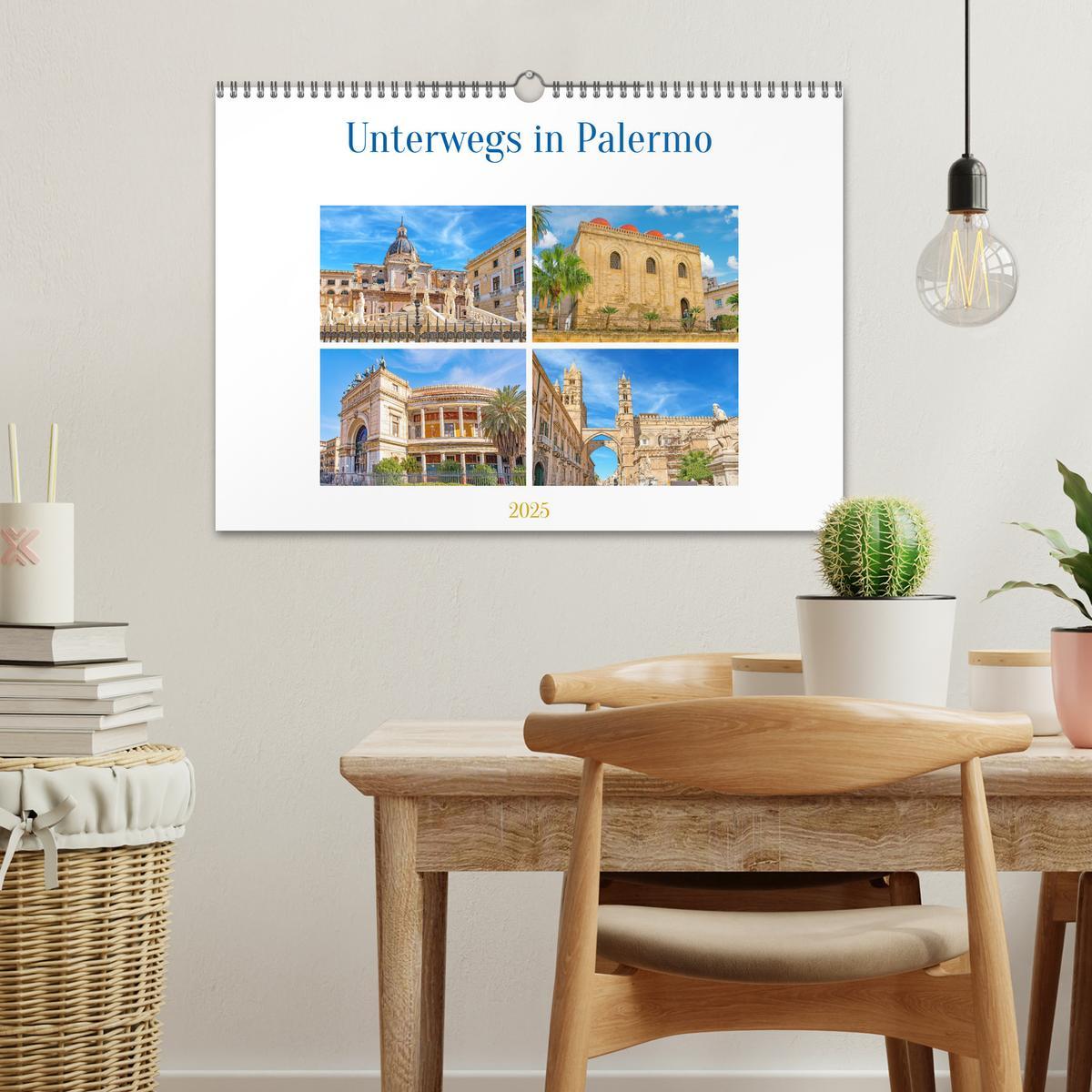 Bild: 9783383957659 | Unterwegs in Palermo (Wandkalender 2025 DIN A3 quer), CALVENDO...