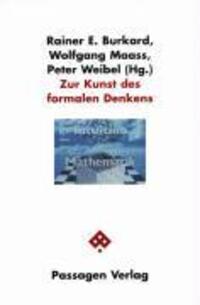 Cover: 9783851653588 | Zur Kunst des formalen Denkens | Passagen Kunst | Rainer Burkhard