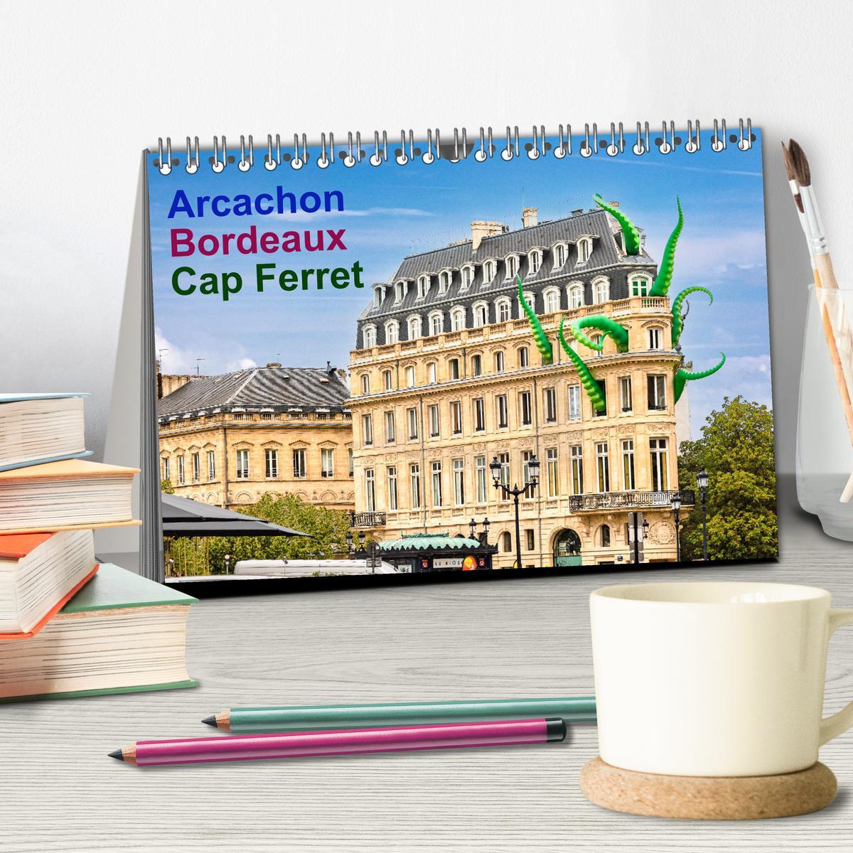 Bild: 9783435008780 | Arcachon Bordeaux Cap Ferret (Tischkalender 2025 DIN A5 quer),...