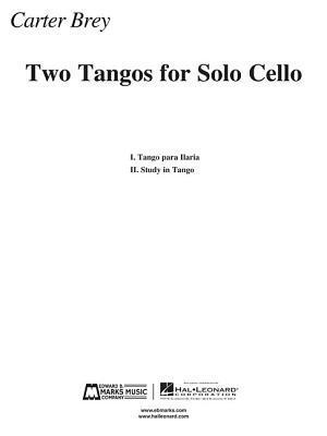 Cover: 9781480346079 | Two Tangos for Solo Cello | Carter Brey | Taschenbuch | Buch | 2013