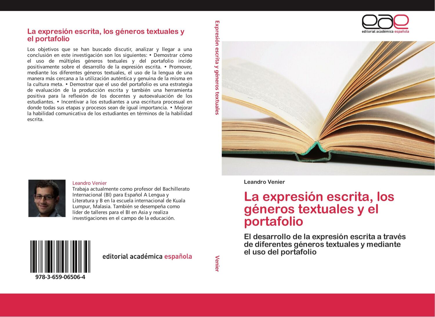 Cover: 9783659065064 | La expresión escrita, los géneros textuales y el portafolio | Venier