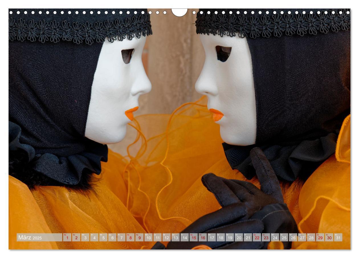 Bild: 9783383855092 | neunziggrad I photoart: venezia carnevale (Wandkalender 2025 DIN A3...