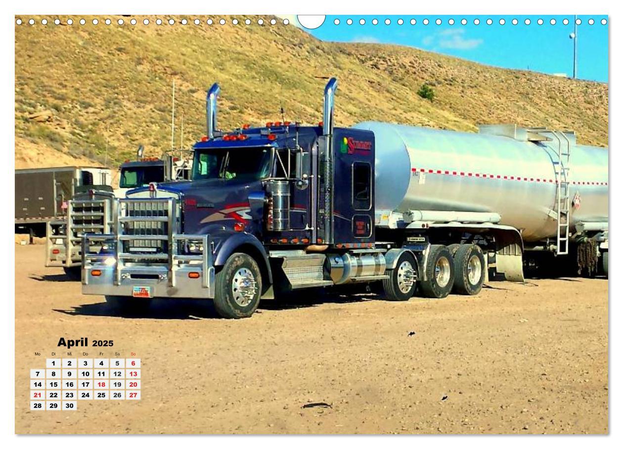 Bild: 9783435498642 | US-Trucks. Faszination Langhauber (Wandkalender 2025 DIN A3 quer),...