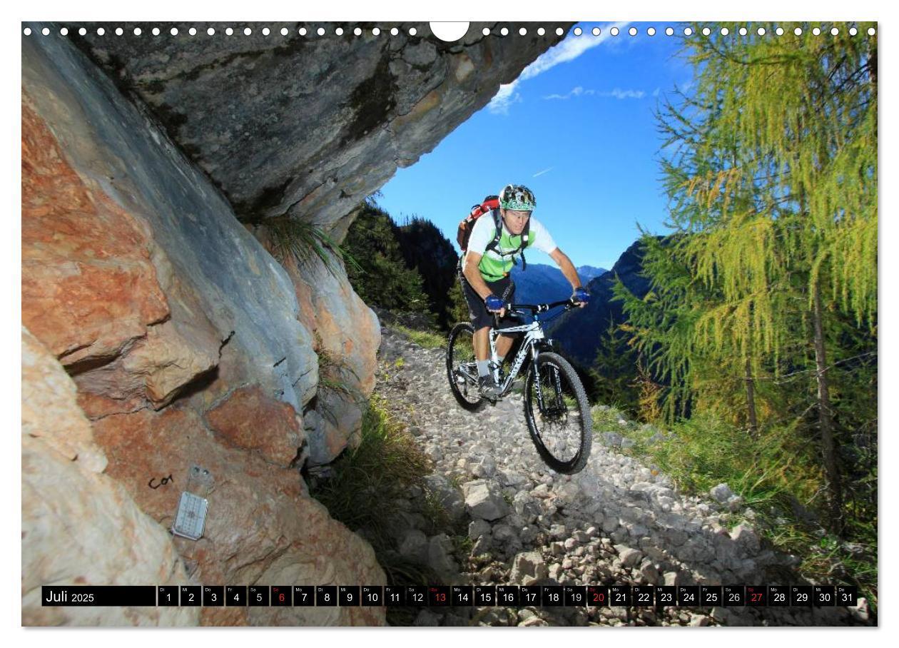 Bild: 9783435833511 | Mountainbike Spirit 2025 (Wandkalender 2025 DIN A3 quer), CALVENDO...