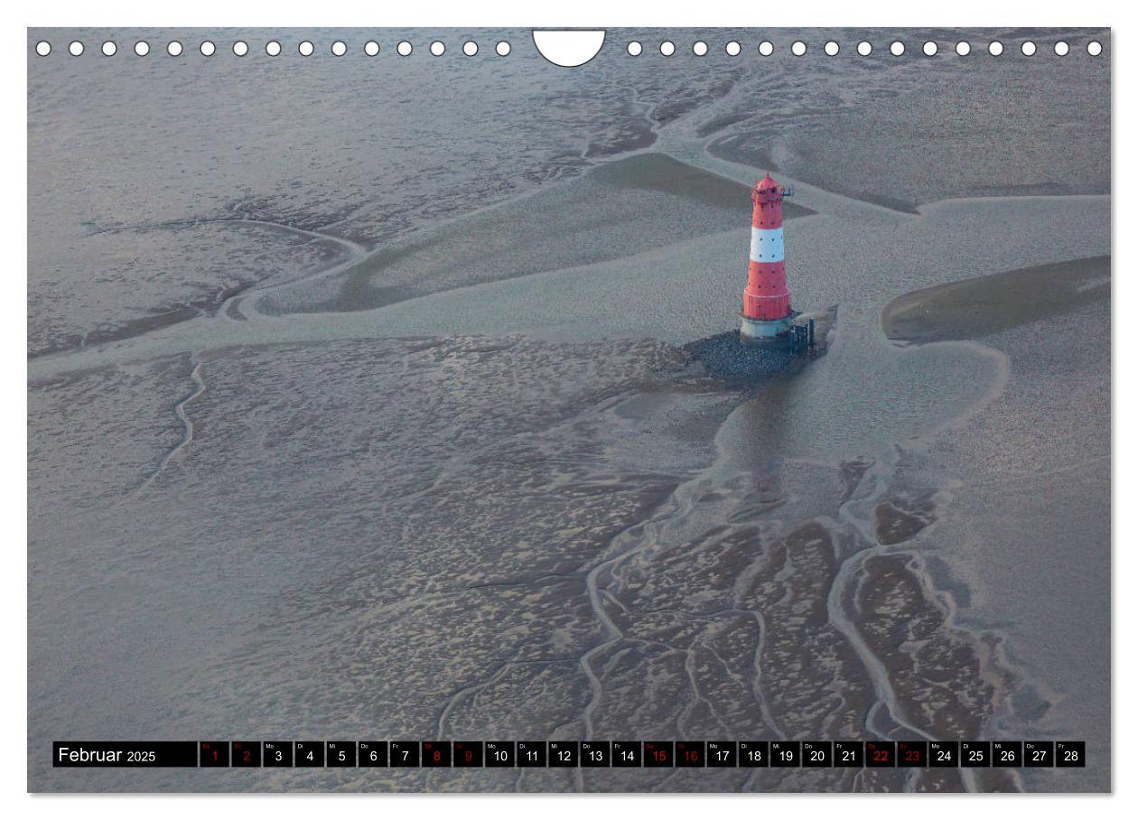 Bild: 9783435432202 | Das Wattenmeer von oben (Wandkalender 2025 DIN A4 quer), CALVENDO...