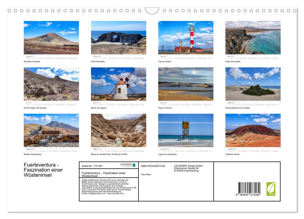 Bild: 9783435073184 | Fuerteventura - Faszination einer Wüsteninsel (Wandkalender 2025...