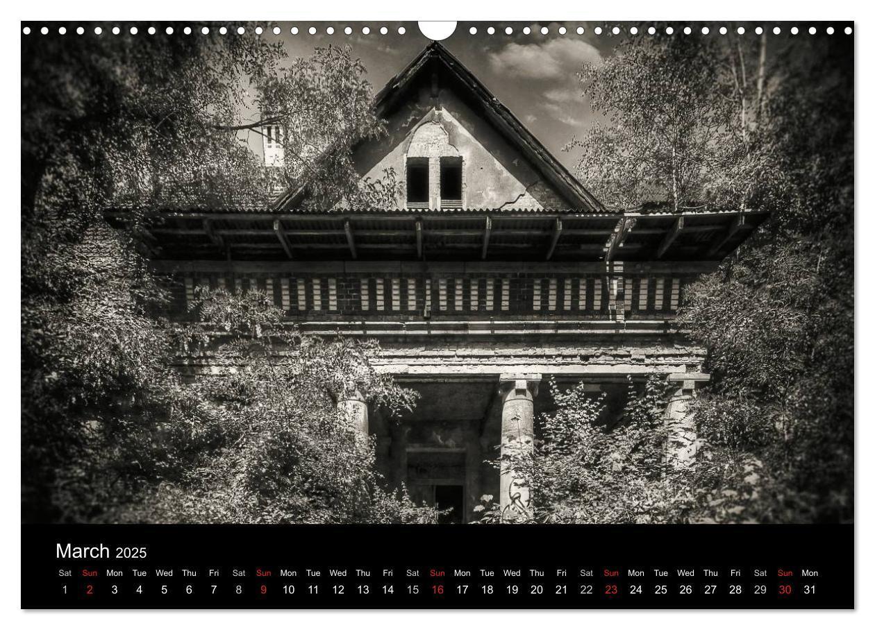 Bild: 9781325955602 | Abandoned Places Haunted Houses (Wall Calendar 2025 DIN A3...