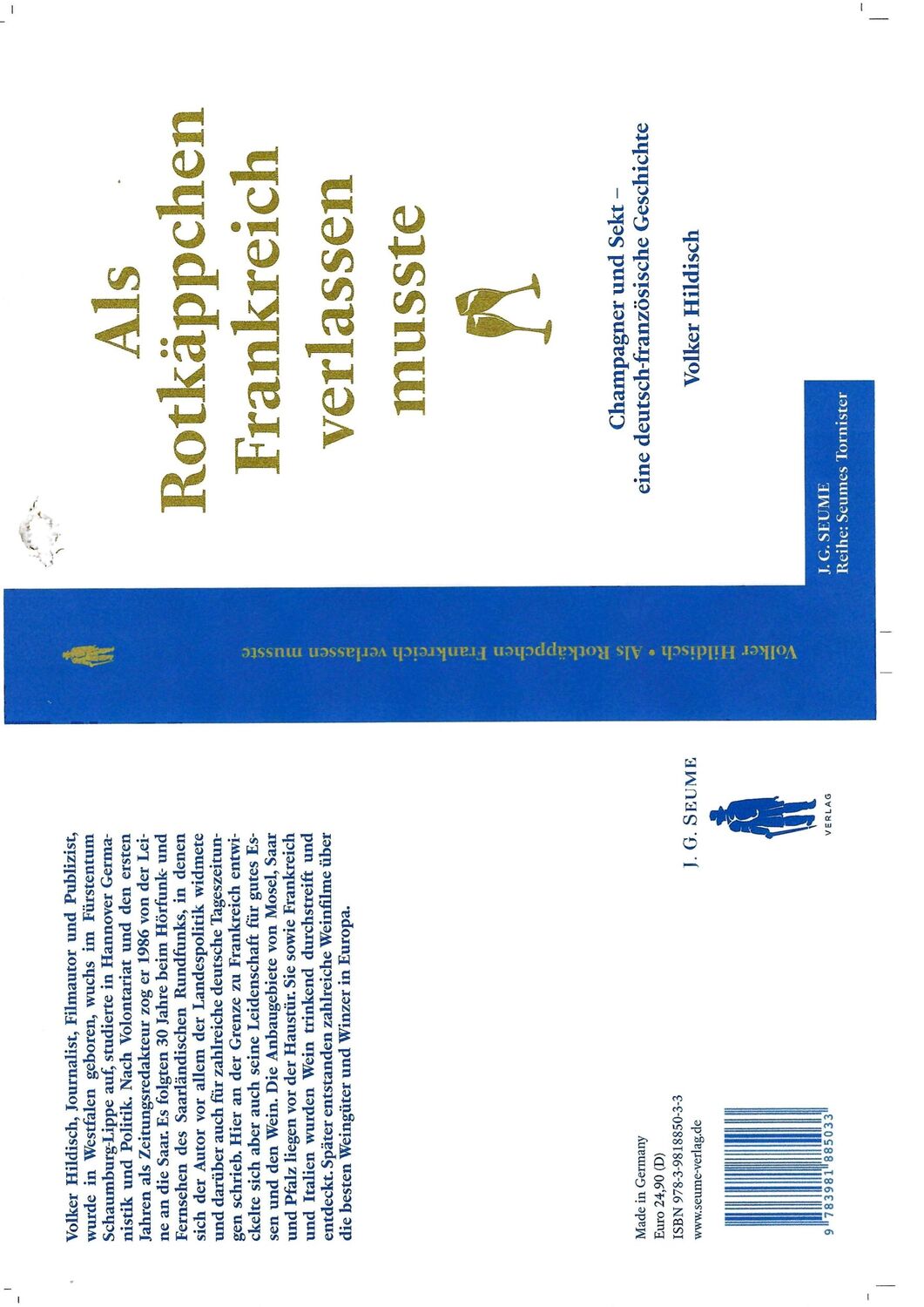 Cover: 9783982587806 | Als Rotkäppchen Frankreich verlassen mußte | Volker Hildisch | Buch