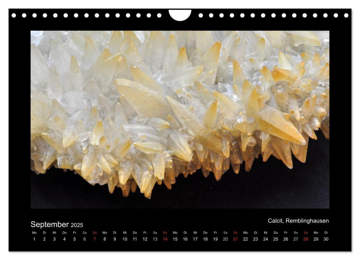 Bild: 9783435770052 | Mineralien aus dem Sauerland (Wandkalender 2025 DIN A4 quer),...