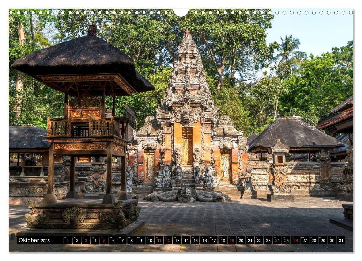 Bild: 9783435496556 | Ubud - Bali (Wandkalender 2025 DIN A3 quer), CALVENDO Monatskalender