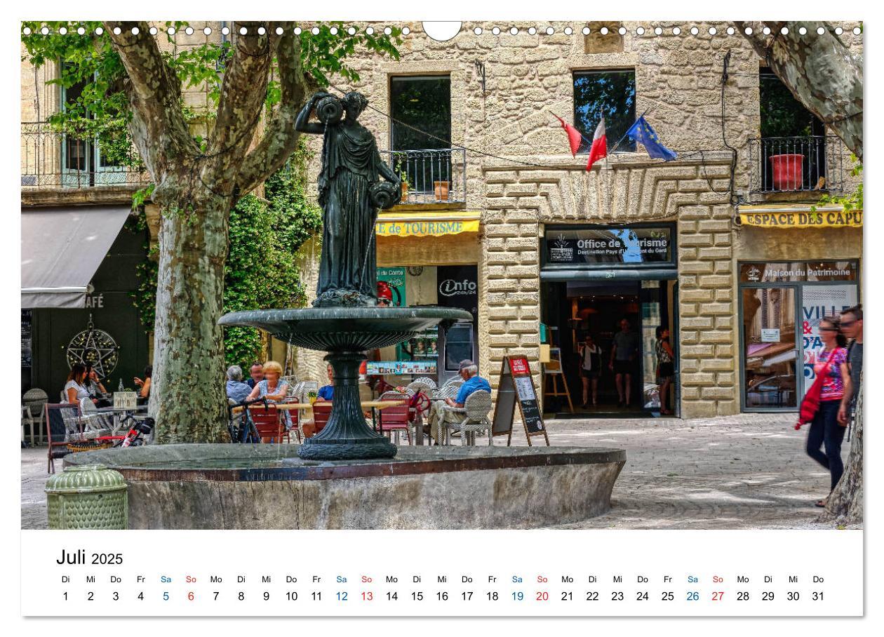 Bild: 9783435162413 | Uzés - Charmante Kleinstadt im Gard (Wandkalender 2025 DIN A3...