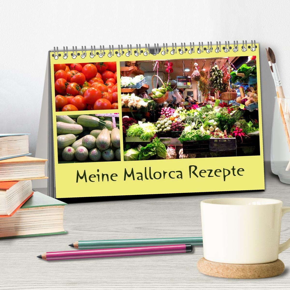 Bild: 9783435809561 | Meine Mallorca Rezepte (Tischkalender 2025 DIN A5 quer), CALVENDO...