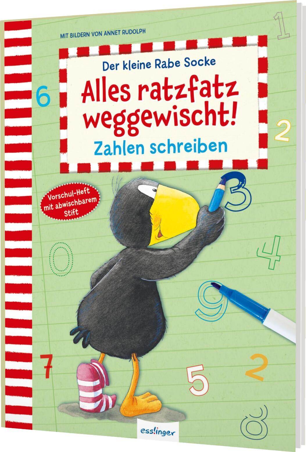 Cover: 9783480237593 | Der kleine Rabe Socke: Alles ratzfatz weggewischt! | Annet Rudolph