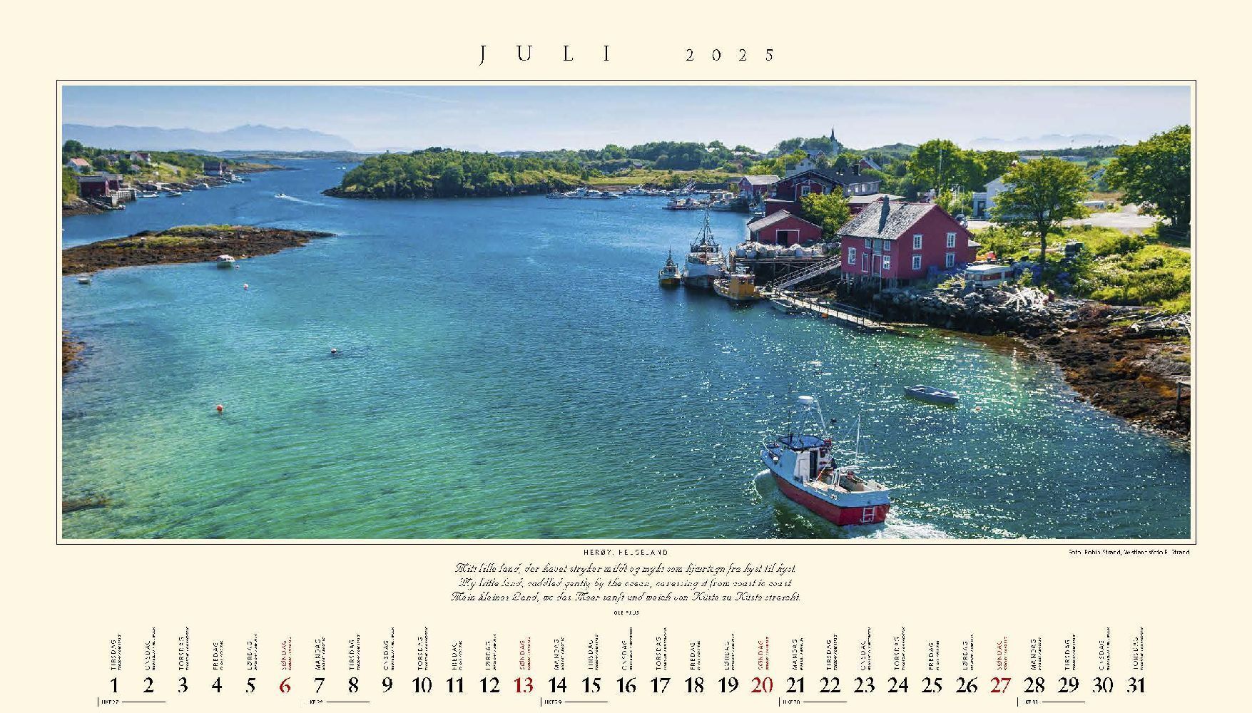 Bild: 9783930232970 | Panorama Norwegen 2025 Tischkalender | Kalender | In Schuber | Deutsch