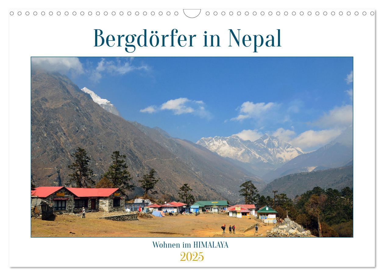 Cover: 9783435143108 | Wohnen im HIMALAYA (Wandkalender 2025 DIN A3 quer), CALVENDO...