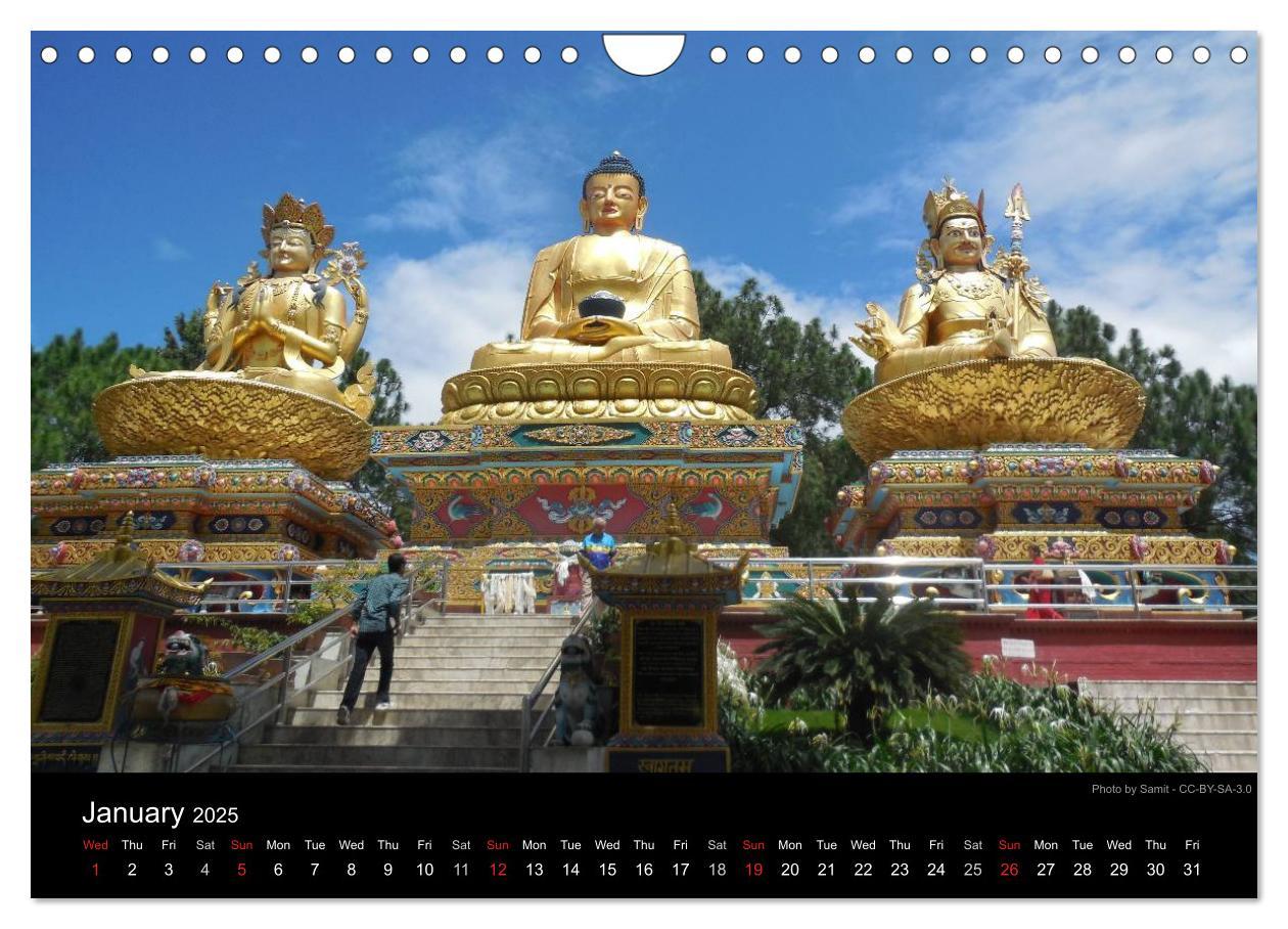 Bild: 9781325961962 | Monuments of Nepal 2025 (Wall Calendar 2025 DIN A4 landscape),...