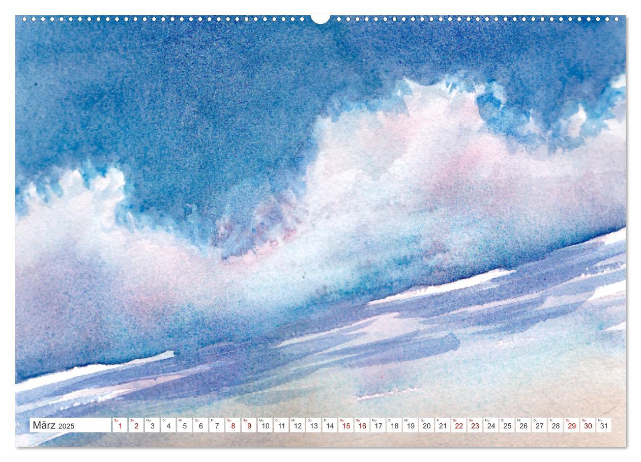 Bild: 9783435094516 | Jahreszeiten in Aquarell (Wandkalender 2025 DIN A2 quer), CALVENDO...