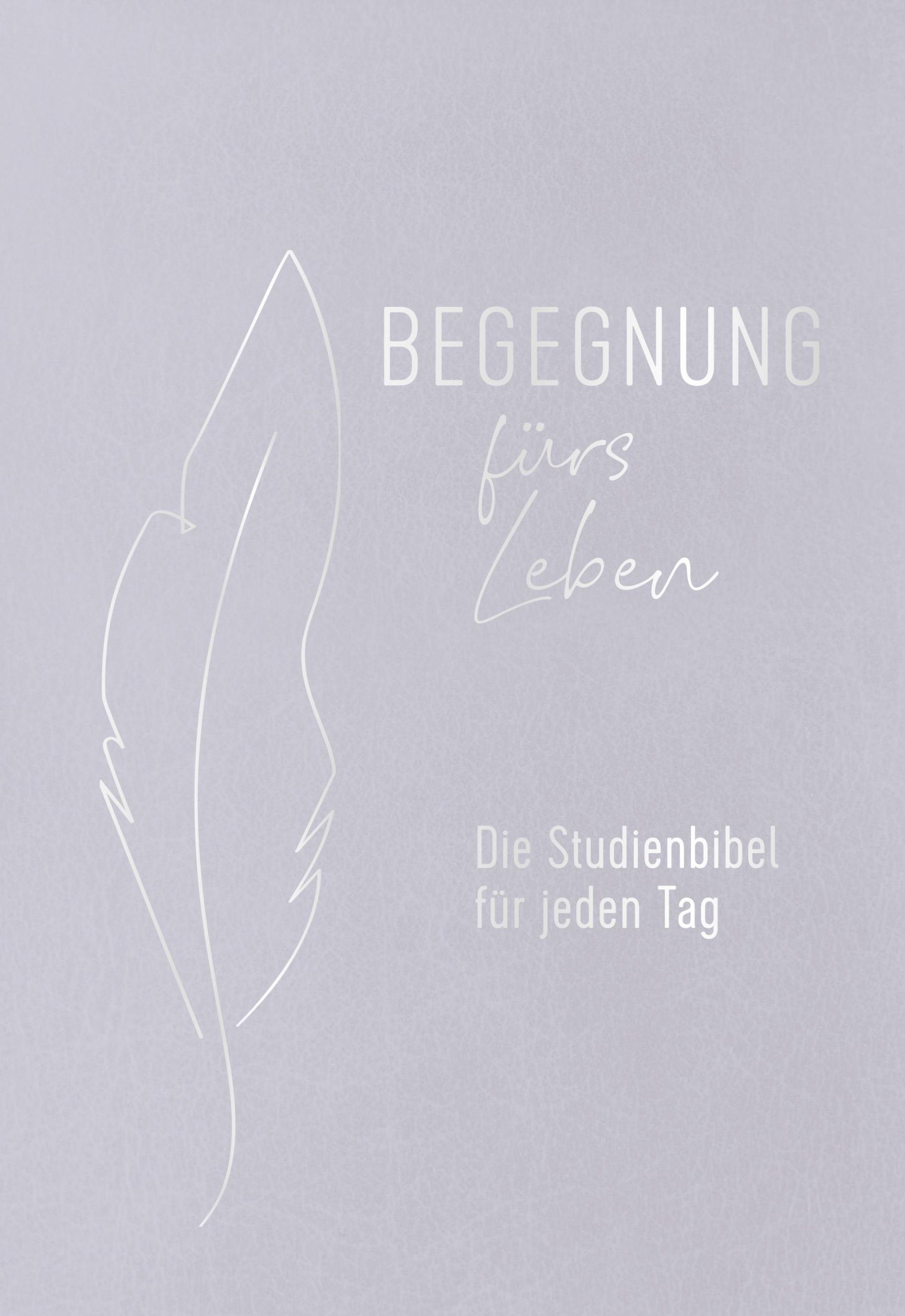 Cover: 9783417020236 | Begegnung fürs Leben, Leder | Die Studienbibel für jeden Tag | Buch