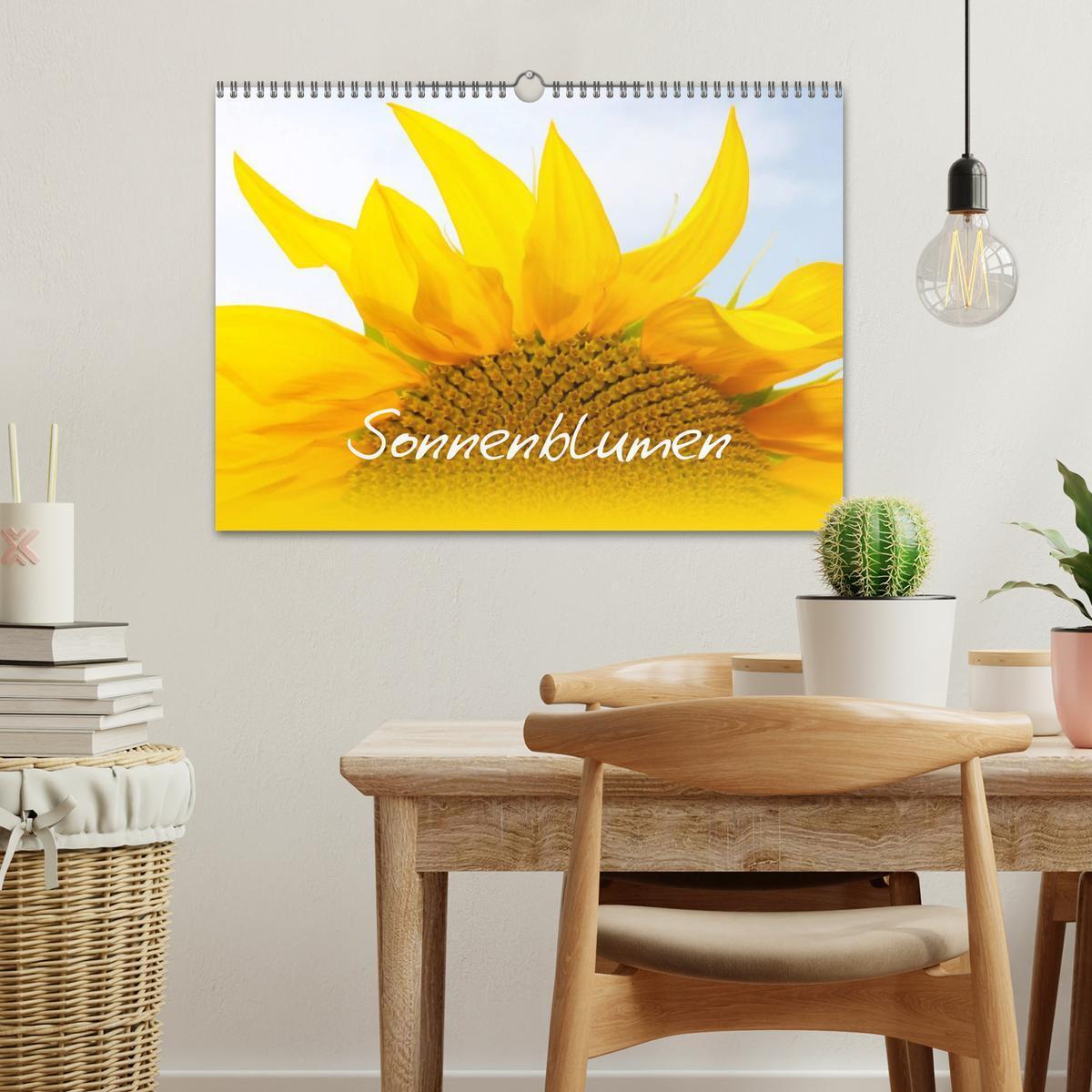 Bild: 9783435799824 | Sonnenblumen - die Blumen der Lebensfreude (Wandkalender 2025 DIN...