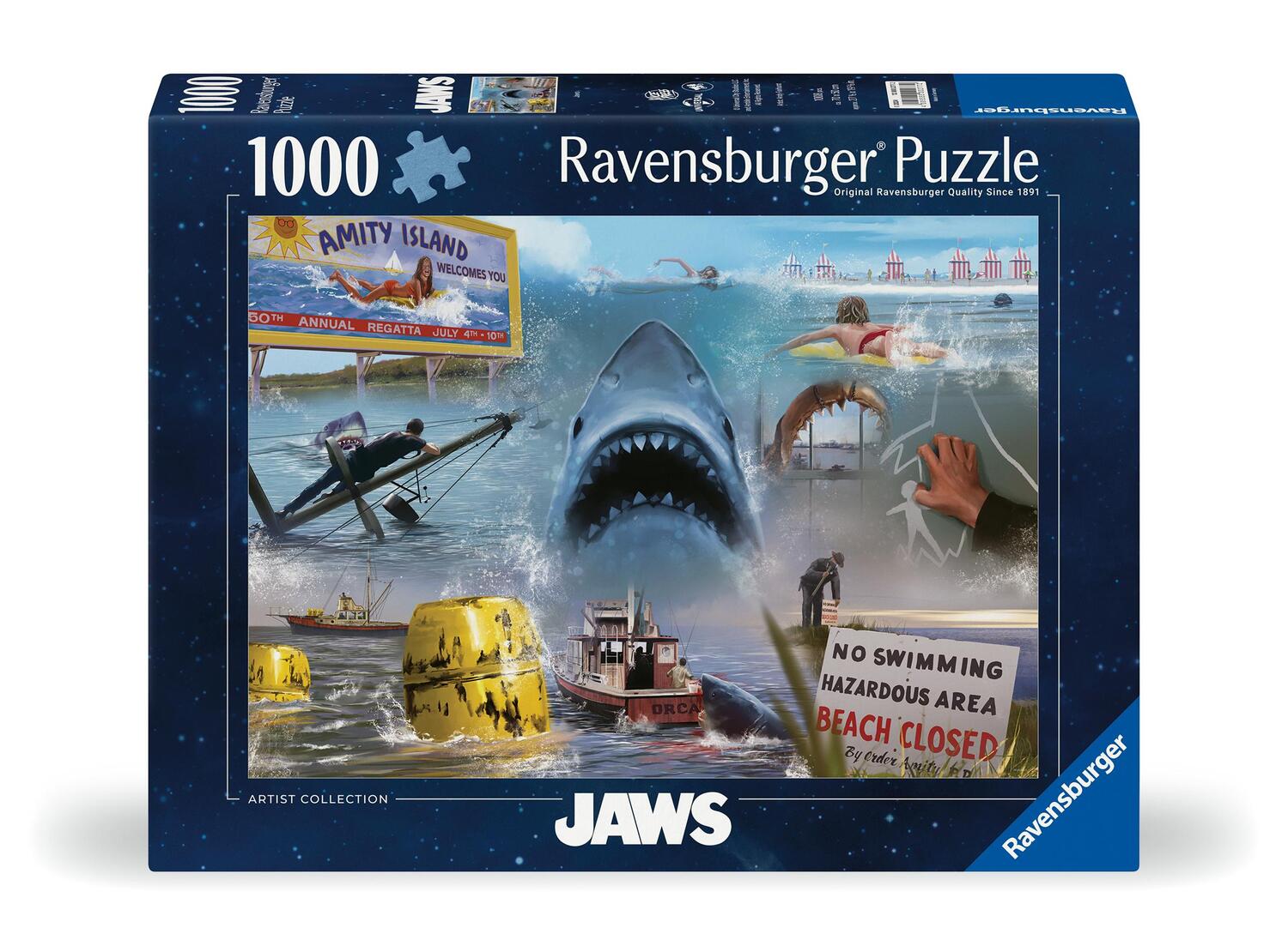 Cover: 4005555002772 | Ravensburger Puzzle 12000277 - Jaws - 1000 Teile Universal VAULT...