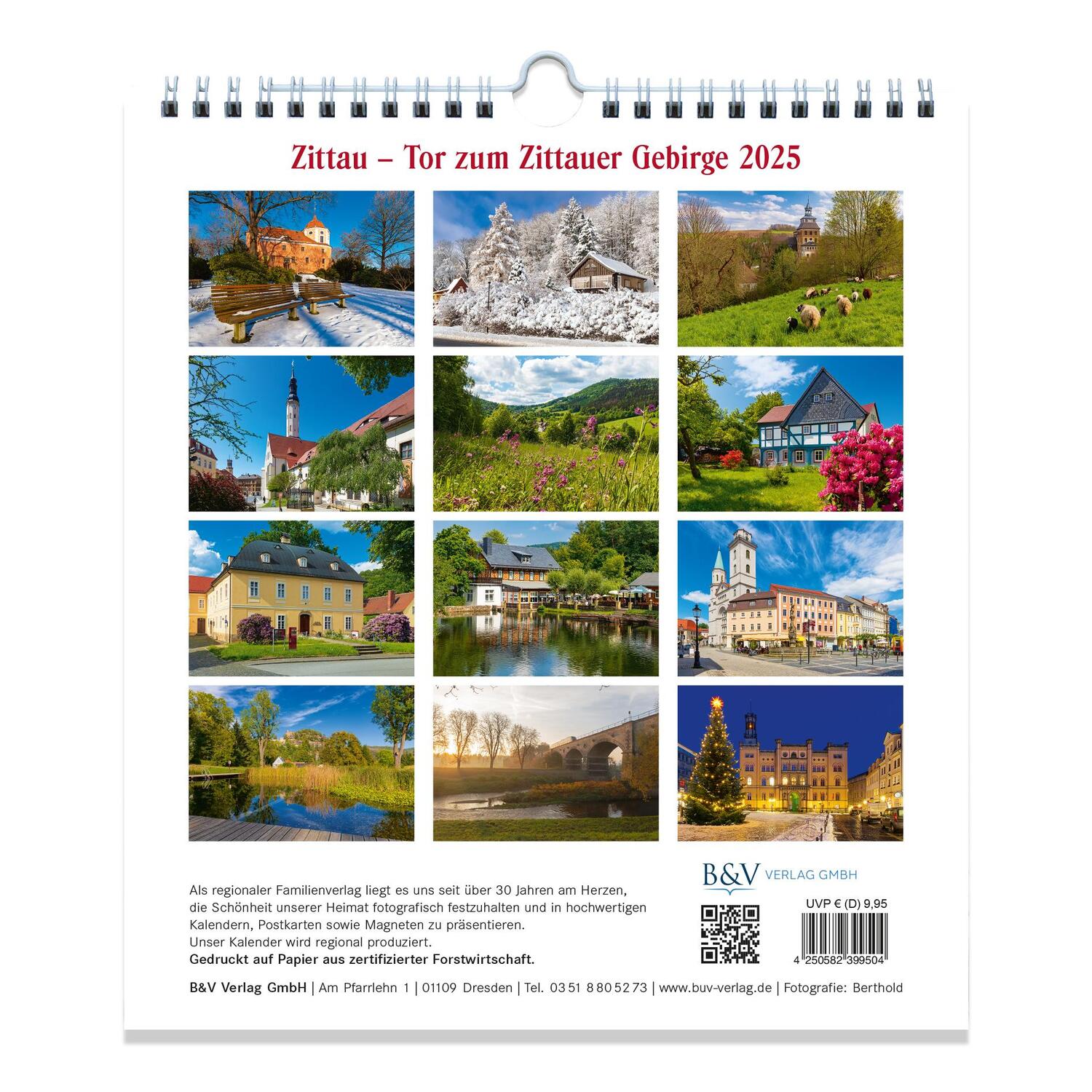 Bild: 4250582399504 | Kalender Zittau 2025 - Tor zum Zittauer Gebirge | Kalender | Deutsch