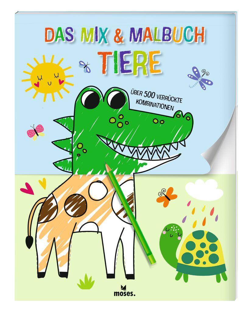 Cover: 9783964553034 | Das Mix &amp; Malbuch Tiere | über 500 verrückte Kombinationen | Golding