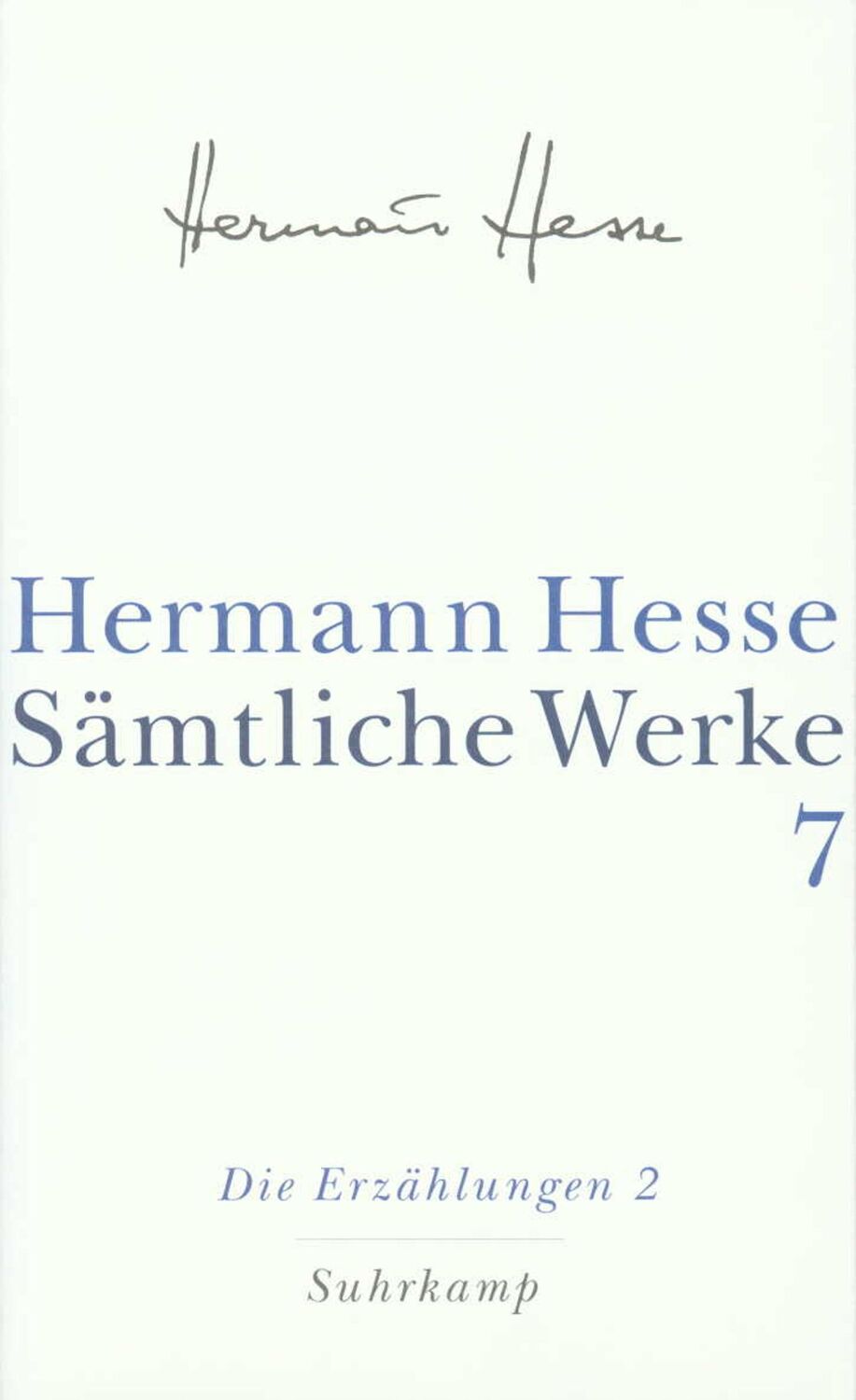 Cover: 9783518411070 | Die Erzählungen 2. 1907-1910 | Hermann Hesse | Buch | 505 S. | Deutsch