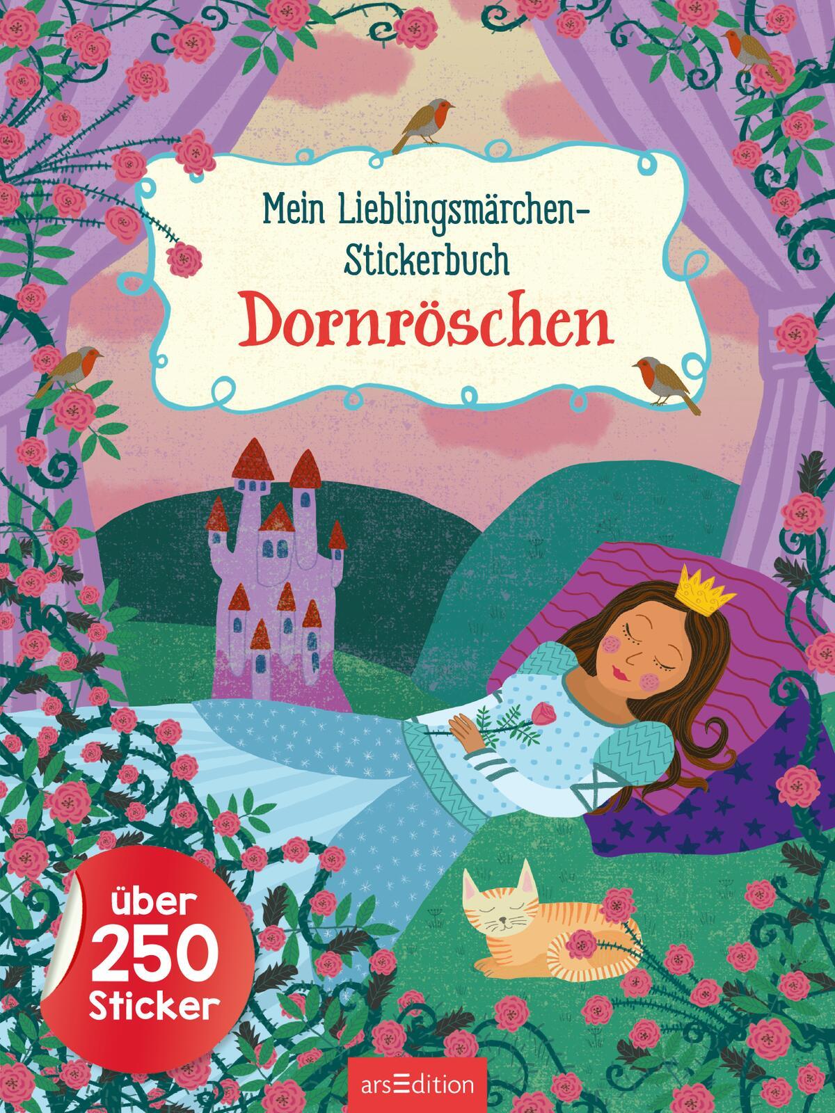 Bild: 9783845853840 | Mein Lieblingsmärchen-Stickerbuch - Dornröschen | Über 250 Sticker