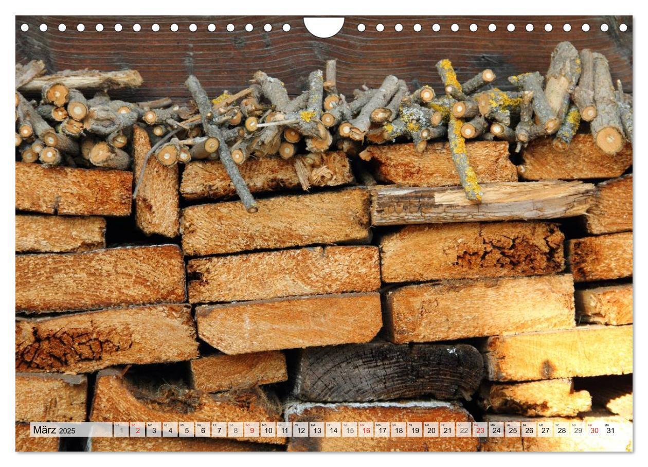 Bild: 9783435659807 | HOLZ - Stapel und Stämme (Wandkalender 2025 DIN A4 quer), CALVENDO...