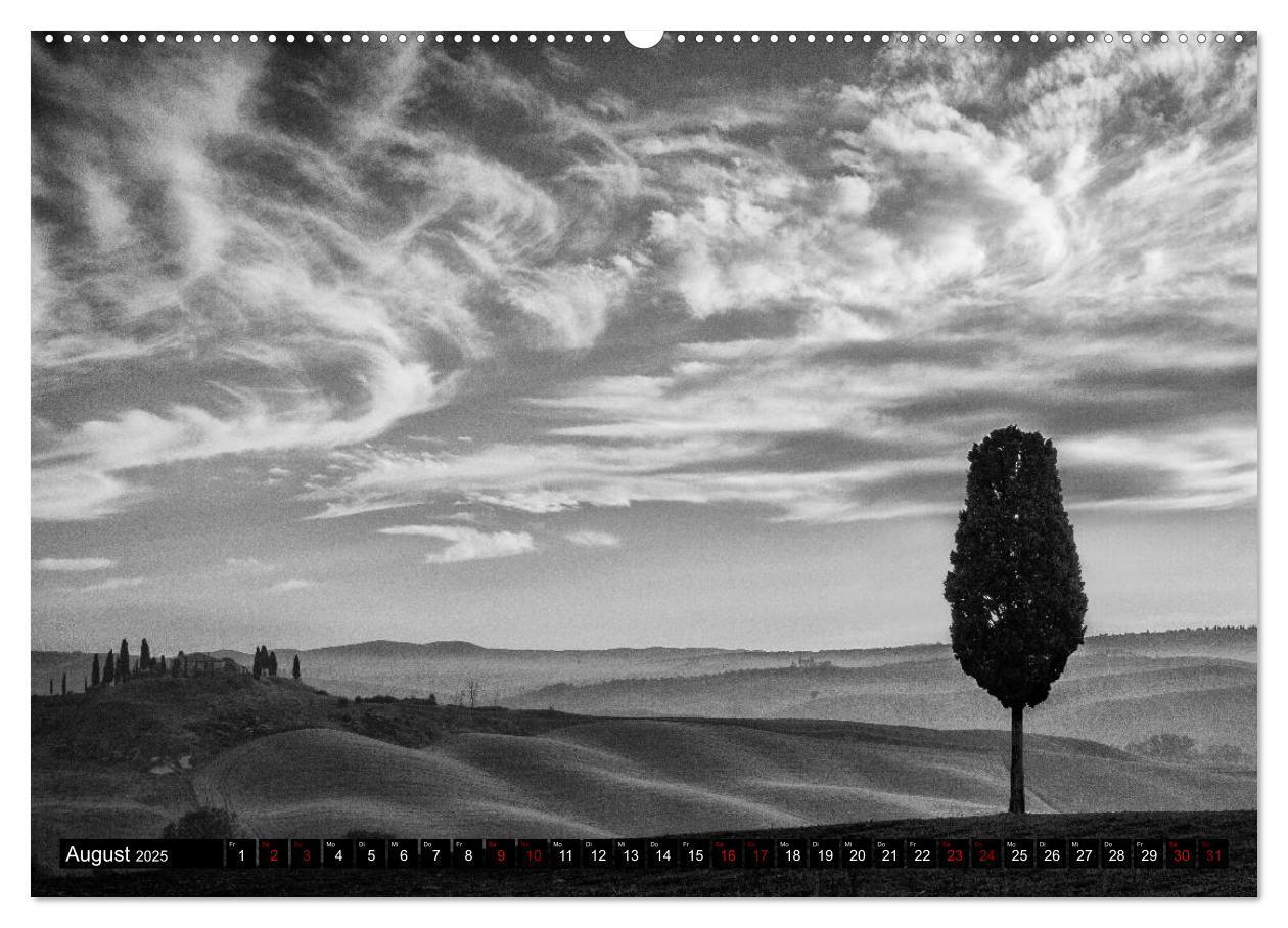 Bild: 9783435393305 | Toscana - monocromatico (Wandkalender 2025 DIN A2 quer), CALVENDO...