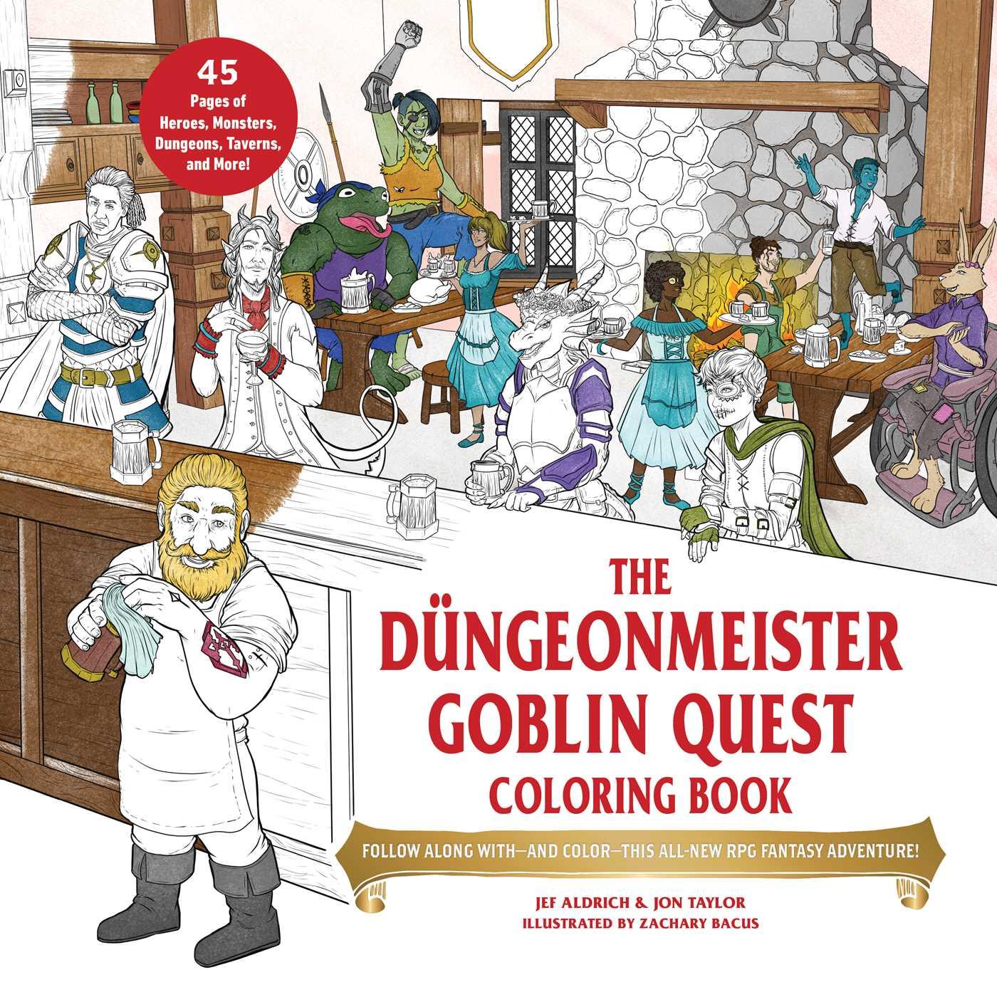 Bild: 9781507221204 | The Dungeonmeister Goblin Quest Coloring Book | Jef Aldrich (u. a.)