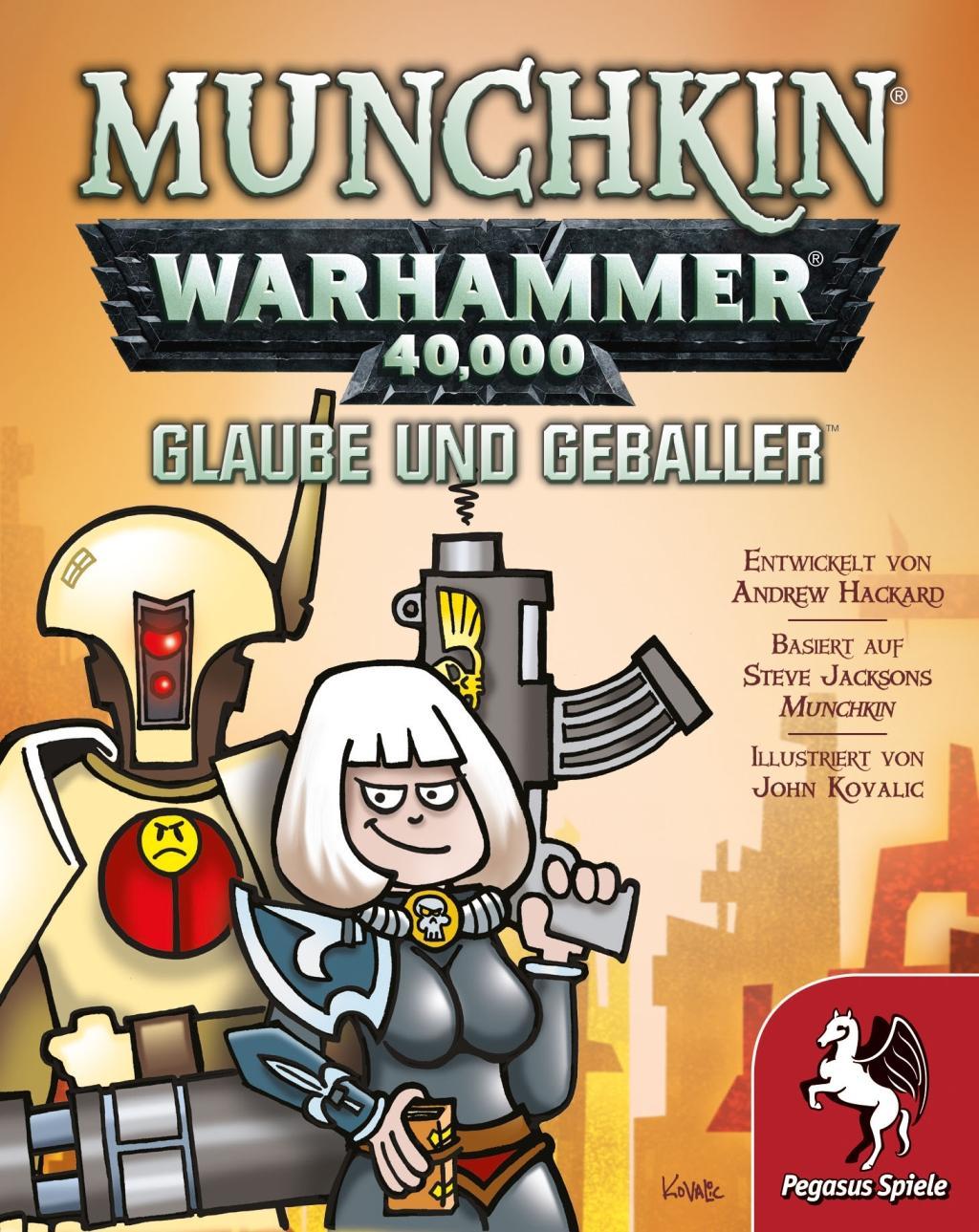 Bild: 4250231718236 | Munchkin Warhammer 40.000: Glaube und Geballer (Erweiterung) | Spiel