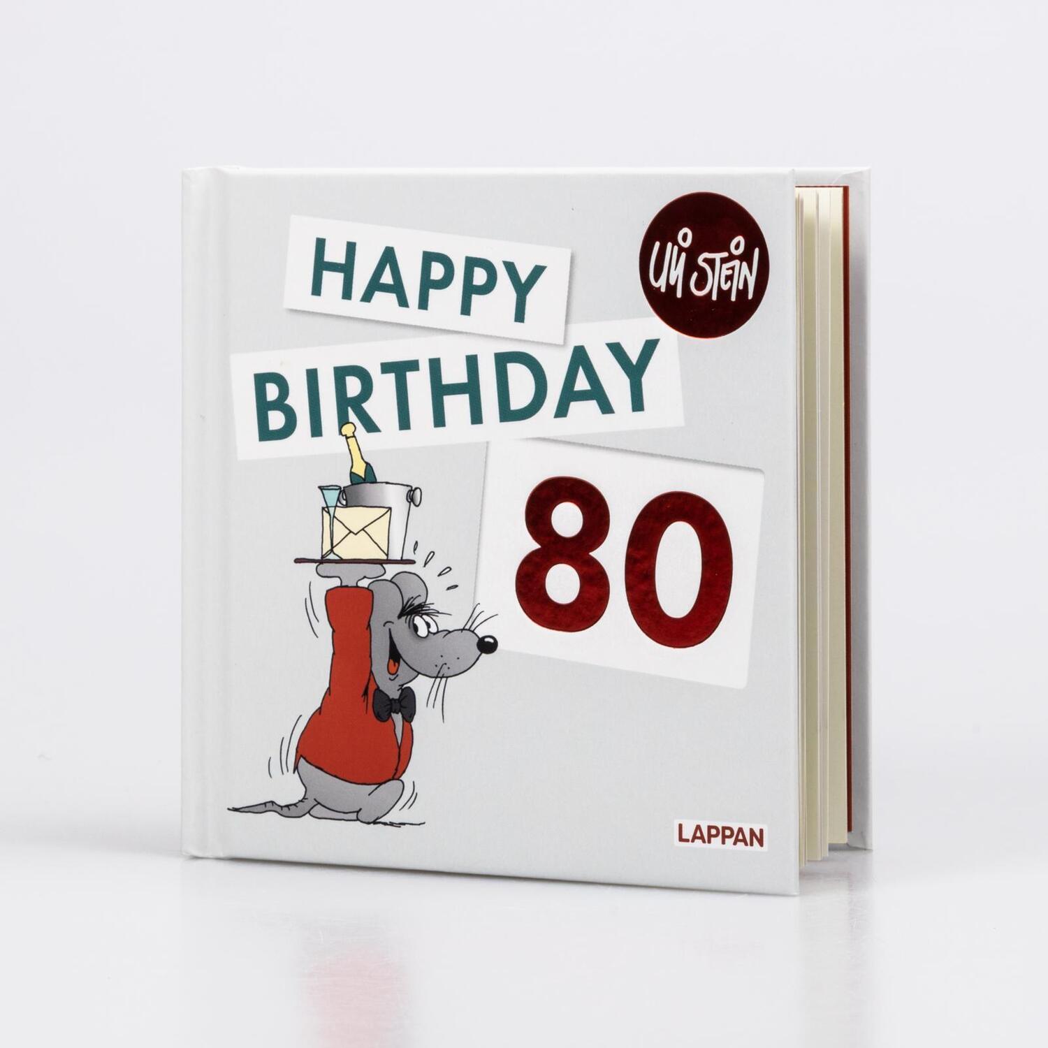 Bild: 9783830345428 | Happy Birthday zum 80. Geburtstag | Uli Stein | Buch | 48 S. | Deutsch