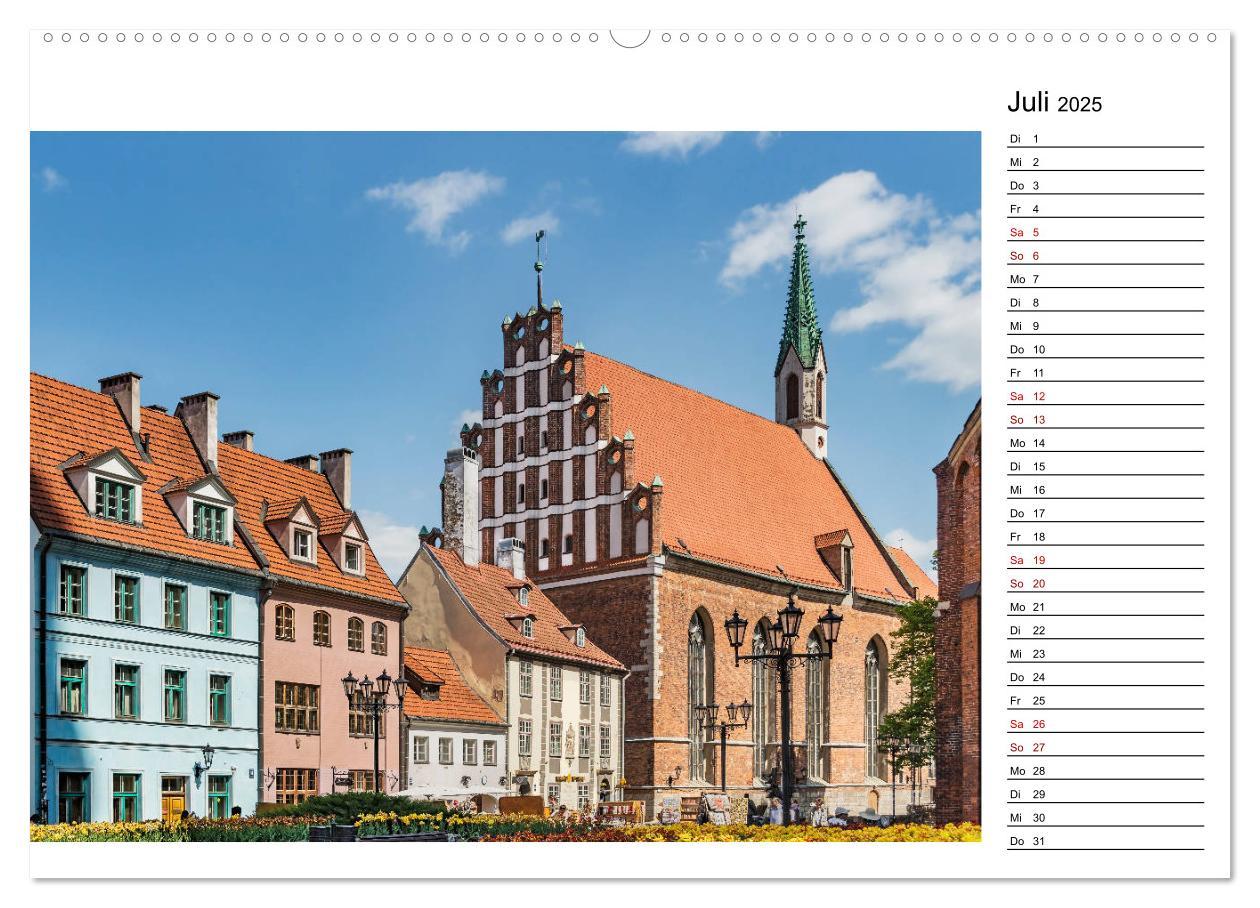 Bild: 9783435427024 | Ein Wochenende in Riga (Wandkalender 2025 DIN A2 quer), CALVENDO...