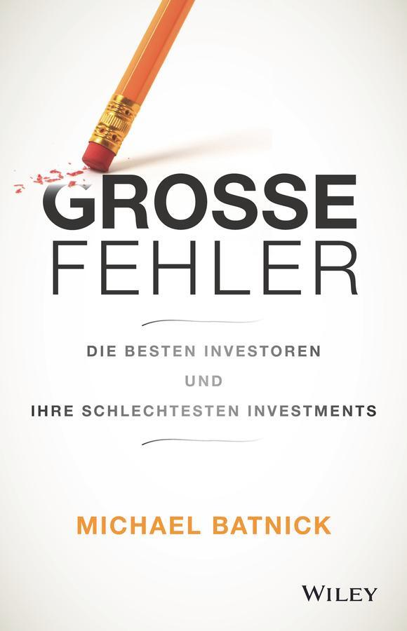 Cover: 9783527510108 | Große Fehler | Michael Batnick | Buch | 240 S. | Deutsch | 2020