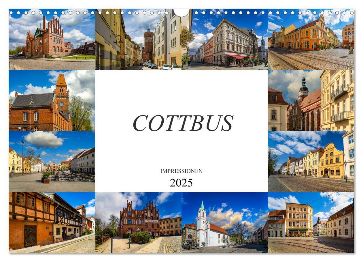 Cover: 9783435243327 | Cottbus Impressionen (Wandkalender 2025 DIN A3 quer), CALVENDO...